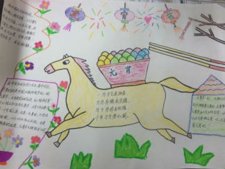 小学生元宵节手抄报版面设计图2