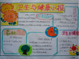 卫生健康手抄报版面设计图2