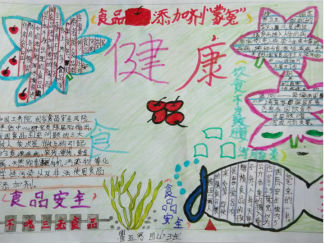 食品安全手抄报版面设计图8