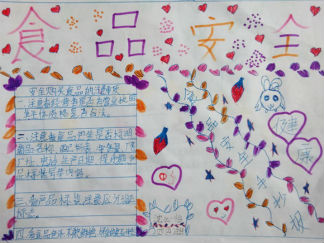 食品安全手抄报版面设计图11