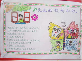 作文大比拼手抄报版面设计图2