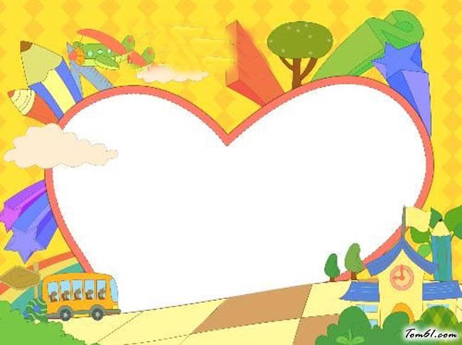 儿童节边框素材手抄报版面设计图3图片1