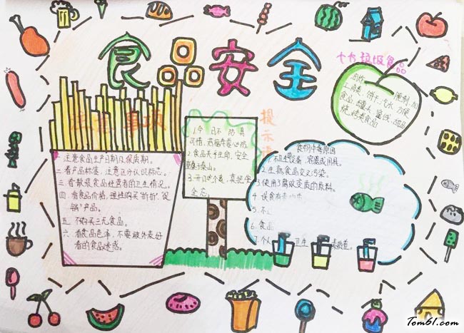 漂亮简单安全手抄报版面设计图7图片1