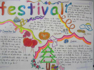 春节英语手抄报版面设计图4