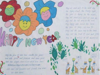 春节英语手抄报版面设计图12