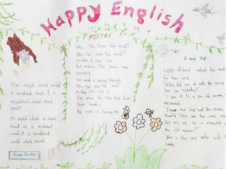 快乐英语手抄报版面设计图7