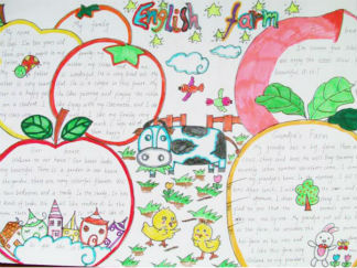 快乐英语手抄报版面设计图9