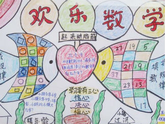 四年级数学手抄报版面设计图11