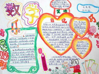 四年级数学手抄报版面设计图9