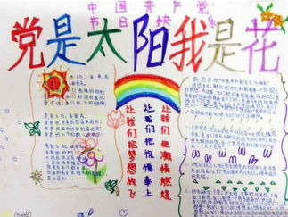 七一建党节手抄报版面设计图5