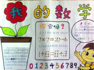 三年级趣味数学手抄报版面设计图6