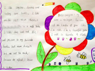 快乐英语手抄报版面设计图2