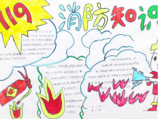 清明节森林防火手抄报版面设计图3