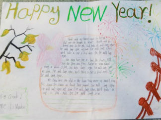 春节英语手抄报版面设计图8