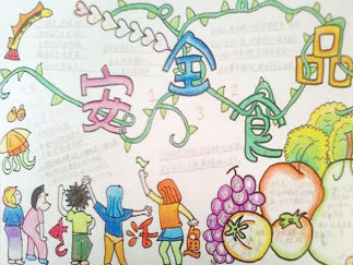 漂亮简单安全手抄报版面设计图5