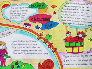 儿童节英语手抄报版面设计图11