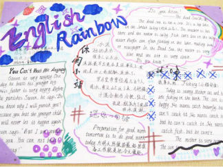 快乐英语手抄报版面设计图11