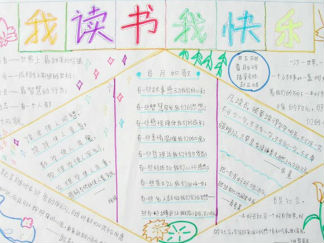 三年级漂亮读书手抄报版面设计图