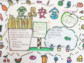 漂亮简单安全手抄报版面设计图7