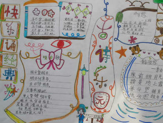 品国学手抄报版面设计图