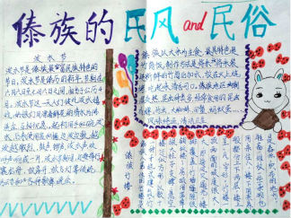 民风民俗手抄报版面设计图2