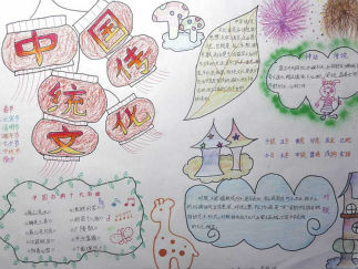 民风民俗手抄报版面设计图4