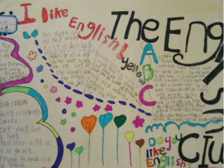 我爱英语手抄报版面设计图