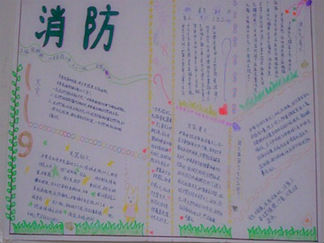 消防安全手抄报版面设计图3