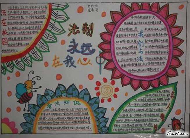 依法治校手抄报版面设计图6图片1