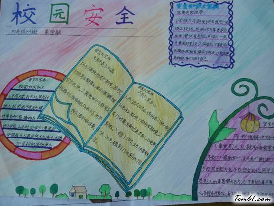 安全手抄报版面设计图11图片1