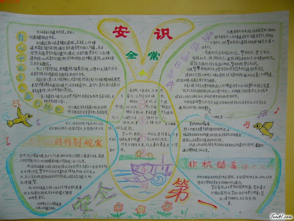 安全常识手抄报版面设计图3图片1