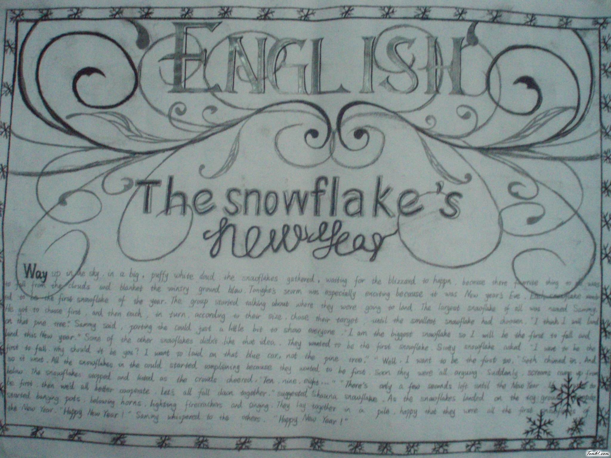 小学生手抄报版面设计图4图片1