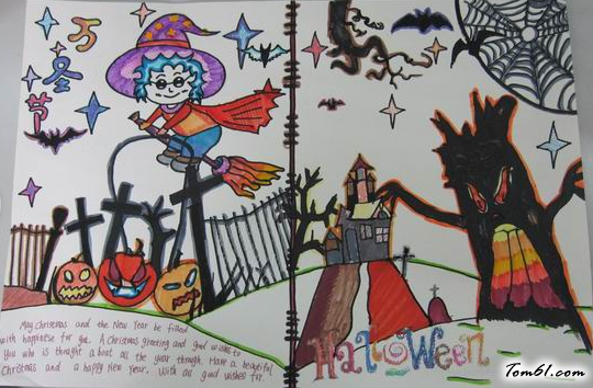 我们的万圣节手抄报版面设计图图片1