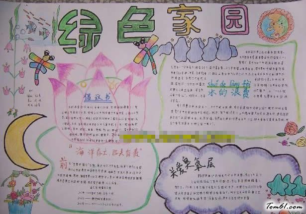 世界地球日的手抄报版面设计图图片1