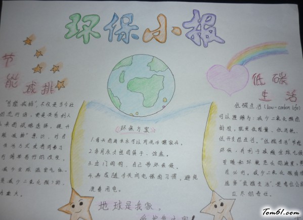 2016世界地球日手抄报版面设计图图片1