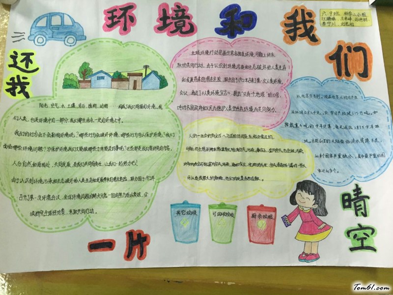 环保手抄报版面设计图14图片1