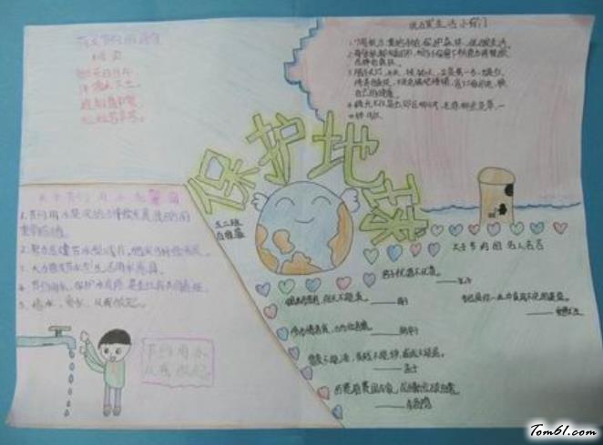 绿色环保手抄报版面设计图2图片1
