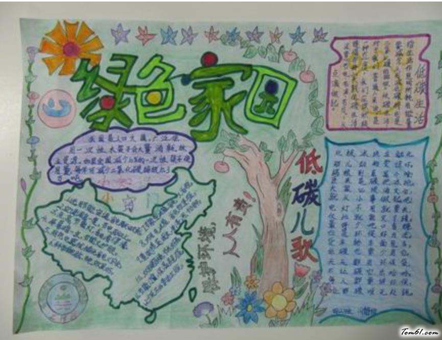 世界地球日手抄报版面设计图10图片1