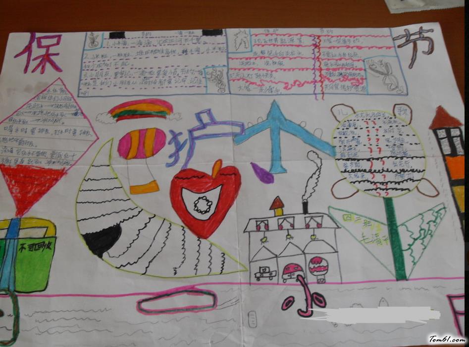 低碳生活手抄报版面设计图5图片1