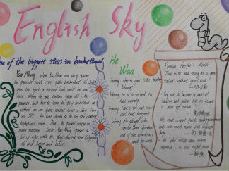 小学生英语手抄报版面设计图2