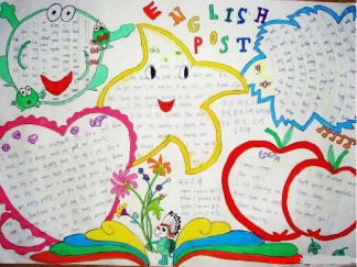 愚人节英语手抄报版面设计图