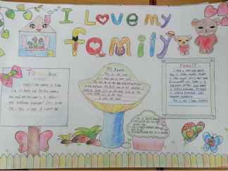 经典趣味的英语手抄报欣赏版面设计图3