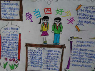 精美的爱国手抄报版面设计图3