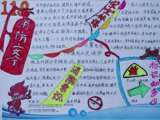 消防安全手抄报版面设计图11
