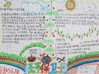 节约环保的手抄报版面设计图6