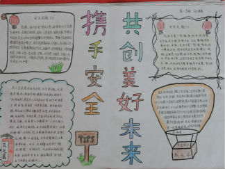 安全手抄报版面设计图12