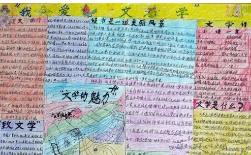 文学手抄报版面设计图2