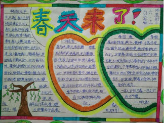 春天手抄报版面设计图5