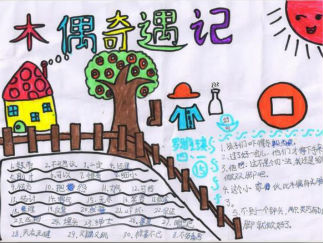 新年快乐英语手抄报版面设计图