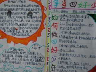 精美的爱国手抄报版面设计图2